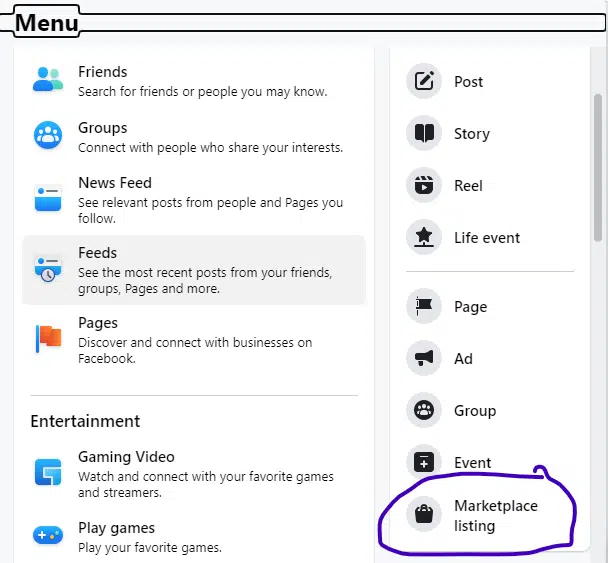 fecebook marketplace