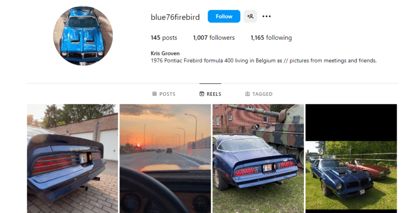 instagram influencer for car dealership belgium