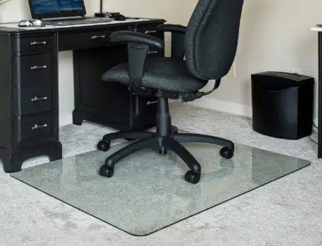 FAB Glass and Mirror glass office chair mat