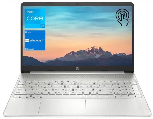 HP Notebook Laptop, 15.6 HD Touchscreen, Intel Core i3-1115G4 Processor
