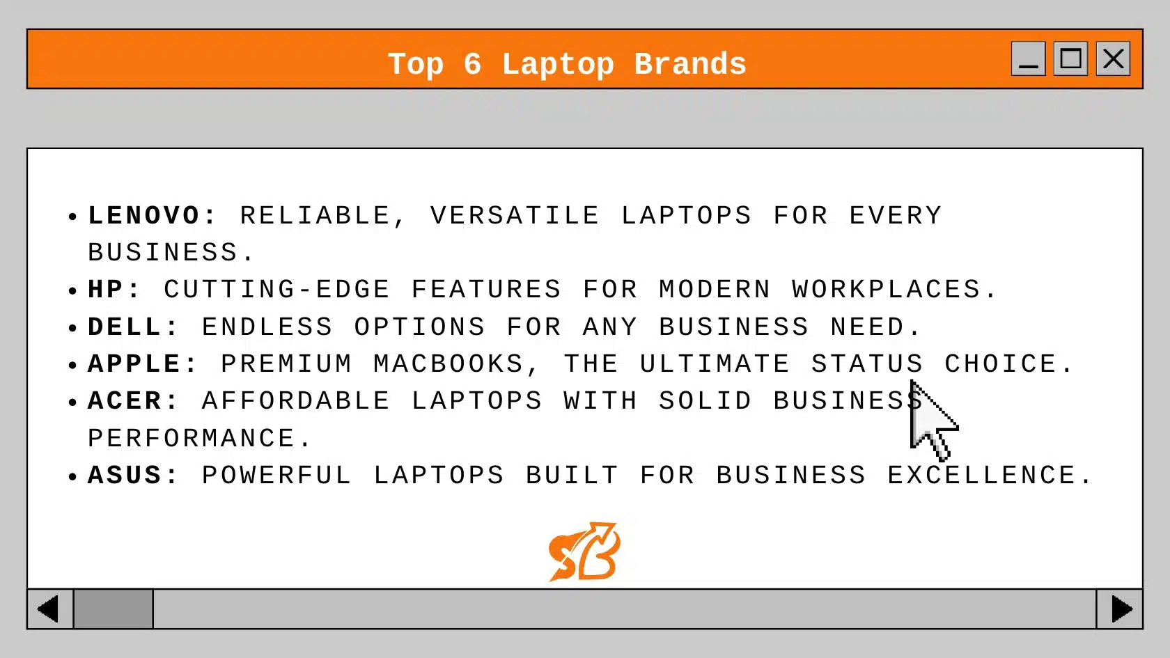 Top 6 Laptop Brands with their unique qualities
