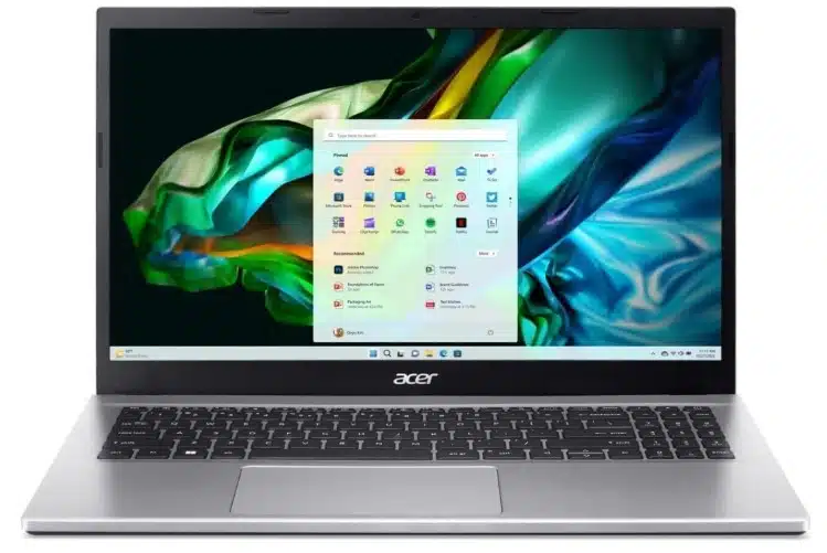 acer aspire 3 laptop with amd ryzen 7 5700U processor